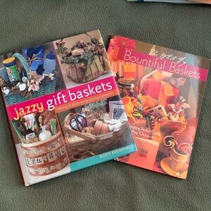 2 Gift Basket books. Hardback “jazzy gift baskets & soft cover Bountiful Baskets
